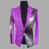  Plyesxale Brand Sequin Blazer Men Royal Blue Yellow Black Rose Red Purple Blazers For Men Singer Costume Prom Stage Blazer Q229