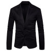 men jacket Blazer masculino 2018 autumn new Men suit coat knit shirt men's two button solid color small suit blazers Europe size