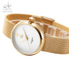 SK Top Luxury Brand Fashion Womens Watches Clock Women Steel Mesh Strap Rose Gold Bracelet Quartz Watch Reloj Mujer 2017 New Hot