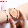 OLEVS Rose Gold Women Watches Bracelet wristwatch for girls Luxury Ladies Watch reloj mujer relogio feminino horloges