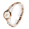 Rose gold Clover dial watch Women Ladies crystal dress Quartz Wristwatches Relojes Mujer G-004