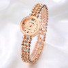O.T.SEA Brand Rose Gold Bracelet Watches Women Ladies Rhinestone Crystal Dress Quartz Wristwatches OTS082