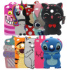 Hot 3D Silicon Stitch minnie Cat Unicorn Cartoon Soft Phone Back Case for Huawei Ascend P8 Lite 2017 / Honor 8 Lite/p9 lite 2017