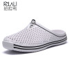 POLALI 2018 Summer Slippers Men Hollow Out Breathable Beach Flip Flops Unisex Casual Slip-on Flats Sandals Men Shoes size 45