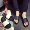 Home Slippers Men Casual Black and White Shoes Non-slip Slides Bathroom 2018 New Summer Male's Sandals Soft Sole Man Flip Flops