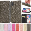 Glitter Flip Wallet Phone Case For iPhone Xs Max 8 7 iphoneXR Card Holder Stand PU Leather Cover For iphone 6 s 6S 7 8 Plus Case