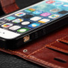Flip Cover For iphone X Xs max Xr 8 7 6 6S Plus 5 5S SE Luxury Retro Case Leather Silicon TPU Casing Bag Pure Fundas Holder Etui