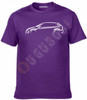 FORD FOCUS RS MK1 INSPIRED CLASSIC CAR T-SHIRT  