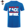 Tee Tops Shirt Men's Born To Race Forced To Work T-Shirt - Funny Go Karting Kart Car Racer polyester Tee Shirts