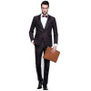 Men's wedding suits fashion pure color mens wedding suits fashion handsome cultivate one's morality mens suits(jacket+pants