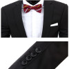 ( Jackets + Vest + Pants )  Fashion Boutique Pure Color Groom Wedding Dress Suits Men Slim Formal Business Blazer Suits YF-18