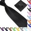 2018 Top 20 Colors Casual Mens Ties Silk Jacquard Woven Pink Silk Ties Cufflinks Neck Tie Set New For Men Wedding Business Party