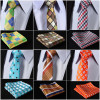 Woven Men Tie Necktie  Pocket Square #T5 HISDERN Mix Pattern Floral Party Wedding 2.17" Silk Tie Handkerchief