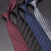 Men Silk Ties luxury Mens Fashion Dot Stripe 8cm Neckties Gravata Jacquard Tie Business Man Wedding Dress Shirt Accessories 