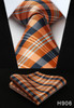 Dot Check Striped Check New 3.4" 100% Silk Jacquard Woven Classic Man's Tie Necktie #H9