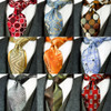 Unique Multicolor Paisley Floral Checked Stripes Dots Mens Ties Neckties 100% Silk Jacquard Woven Classy Handmade Brand New