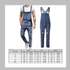 MoneRffi Mens Ripped Jeans Jumpsuits Spring Autumn Skinny Distressed Denim Bib Overalls Male Suspender Pant Streetwear Plus Size