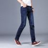 Men'S Classic Jeans Brand Large Size Straight Pantalon Homme Jean Slim Distressed Design Biker Pants Fit Cheap Black Regular