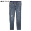 Giordano Men Jeans Men Distressed Fashion Denim Jeans Men Slim Fit Denim Pants For Men Calca jeans Masculina Pantalones Hombre