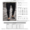 2018 supper skinny hip hop jeans men ripped holes slim pants Homme Trousers New Arrived Fashion Ankle Zipper Skinny Jeans denim