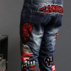 Heavy Wormanship Embrodiery Jeans New High Quality Designer Pants Nightclub Party Jeans Men Trousers Slim Fit 
