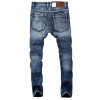 Summer DSEL Brand Mens Jeans Blue Color Elastic Stretch Denim Ripped Jeans For Men Casual Pencil Pants Patchwork Skinny Jeans