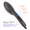 Simply Straight Ceramic Hair Straightening Brush Straightening Irons LCD Display Fast Hair Straightener Comb Best Gift