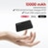 10000mAh QC3.0 Mini Power Bank Portable Dual USB Charger Powerbank External Battery Fast Charging for Samsung Xiaomi for iphoneX