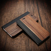 KISSCASE Wood Flip Cases for apple iPhone 6 6s Plus 7 7 Plus Case Retro Natural Real Bamboo Wood Cover for Samsung S7 S7 Edge 