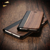 KISSCASE Wood Flip Cases for apple iPhone 6 6s Plus 7 7 Plus Case Retro Natural Real Bamboo Wood Cover for Samsung S7 S7 Edge 