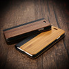KISSCASE Wood Flip Cases for apple iPhone 6 6s Plus 7 7 Plus Case Retro Natural Real Bamboo Wood Cover for Samsung S7 S7 Edge 