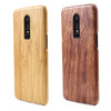 For Oneplus 6T 6 walnut Enony Wood Rosewood MAHOGANY  Wooden Slim Back Case Cover
