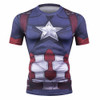 2018 Movie Avengers 3 Infinity War Captain America 3D Printed T shirts Superhero Cosplay T Shirts Mens compression fitness Tops