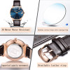 OLEVS fashion female watch woman luxury brand 2018 ladies watch uhren damen kol saati Clock Leather Rose gold Ladies Wrist watch