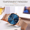 Women watches rose gold 2018 brand luxury Watch Lovers Couple Wrist watches for men and women Colck Casual Japanese movement NEW