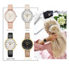 CURREN Brand Luxury Women Watches 2018 Ladies Wristwatch Ultra thin Quartz Leather Watch Woman Rose Gold Clock Relogio Feminino