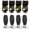 AC220V 1CH 10A RF Wireless Remote Control Relay Switch Security System Garage Doors Gate Electric Doors shutters