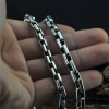 GAGAFEEL Men Jewelry 925 Sterling Silver Braceles Bangles Chain 17-21CM 6/8MM Width Domineering Personality Retro Gift For Male 