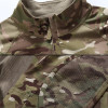 ReFire Gear Tactical Army Combat Shirt Men Long Sleeve Camouflage Military T Shirt Rip-Stop Multicam Paintball Uniform Clothing