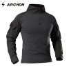S.ARCHON Tactical Military  Shirt Men Long Sleeve Solider Army Shirts Multicam Uniform Frog Suit T Shirts Combat Clothing Men