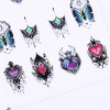 24 Sheets Nail Art Dreamcatcher Water Decals Geometry Flower Necklace Moon Nail Art Transfer Decoration Sticker Random Pattern