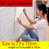 Self adhesive Waterproof TV Background Brick Wallpapers 3D Wall Sticker Living Room Wallpaper Mural Bedroom Decorative Stickers