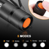 Led flashlight Ultra Bright torch T6/L2/V6 Camping light 5 switch Modes 10000 LM Zoomable Bicycle Light  use 18650 battery