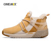  ONEMIX New Men Winter Boots Warm Wool Sneakers Running Shoes Outdoor Women Athletic Sport Shoe Cold Men's Comfortable