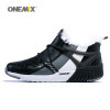  ONEMIX New Men Winter Boots Warm Wool Sneakers Running Shoes Outdoor Women Athletic Sport Shoe Cold Men's Comfortable