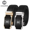  COOLERFIRE Famous Brand Belt Men Top Quality Genuine Luxury Leather Belts for Men,Strap Male Metal Automatic Buckle ZD053