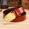 DINISITON Eagle head man belt The First Layer Genuine Leather Men belts Brand Cowskin Fashion Vintage Male Strap Ceinture ZPB01