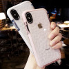 Shockproof Transparent Diamond Texture Grid Case for iPhone XS Max XR X 10 8 7 6 6s Plus Silicone Crystal Slim Cover accessories