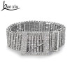 New metal chain belts Women's Diamante crystal Chain Belt Full Rhinestone bride wide Bling Female Crystal Waist Belt accessories