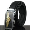 WOWTIGER Belt Men Luxury Famous Brand Designer Male Genuine Leather Automatic Buckle Belt Ceinture Homm